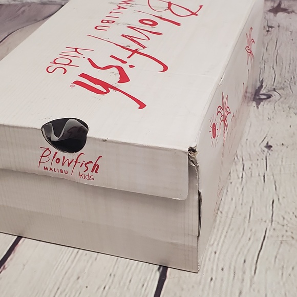 Blowfish Malibu Kids Play-T Off-White Azra Print Canvas Shoes - Size 8 - Picture 10 of 10